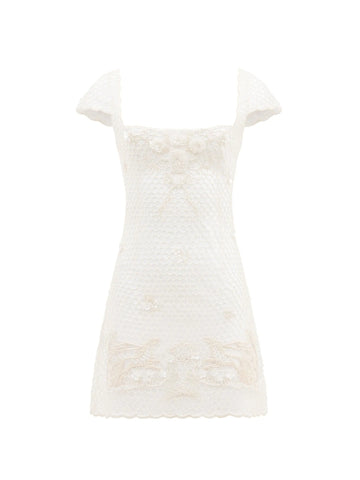 Cora Crochet Mini Dress