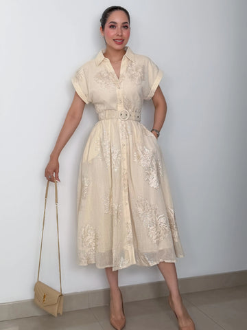 Soraya Beige Dress