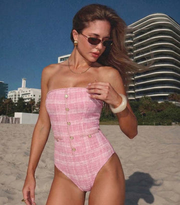 Bandeau Elegant One Piece Swimsuit