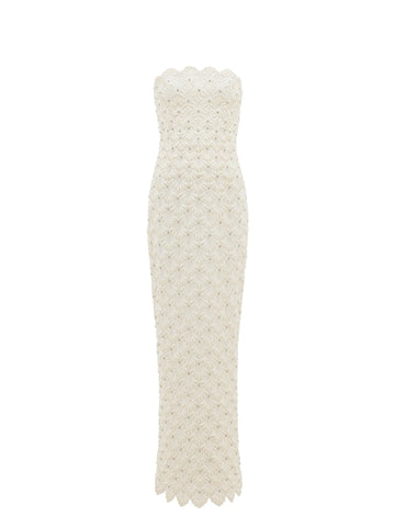 Scallop Column Dress