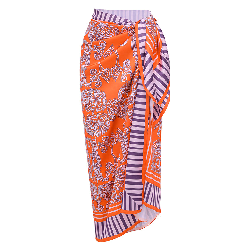 Tribal Style Print Sarong