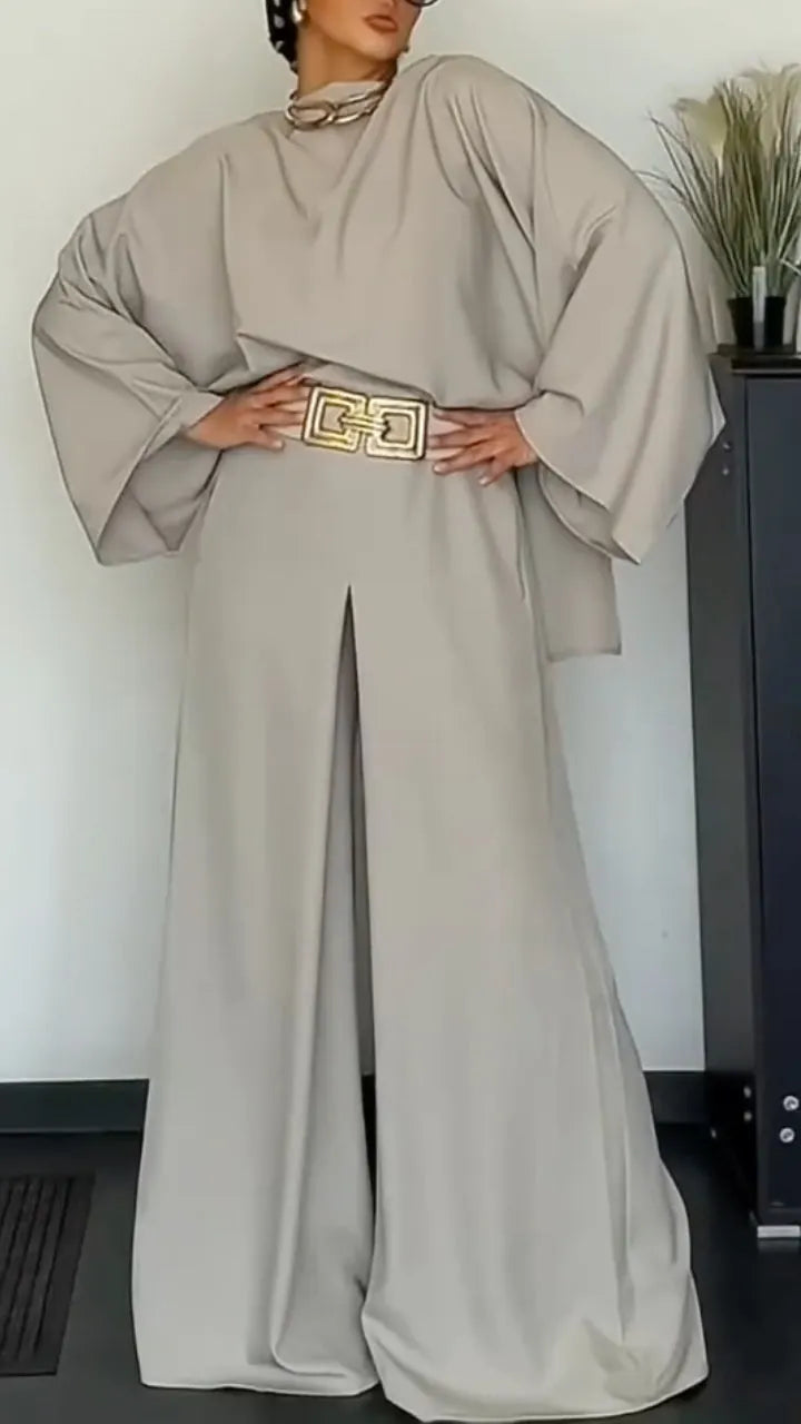 Women's Round-Neck Premium Loose-Fit Casual Set