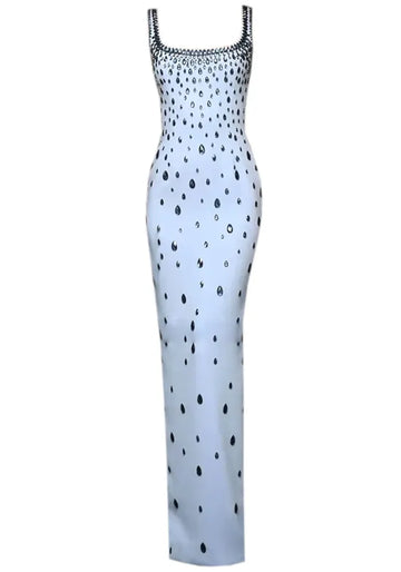 Crystal Maxi Dress Light Blue