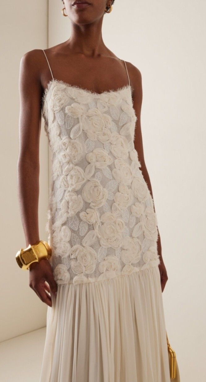 Sling 3D Flower Dress