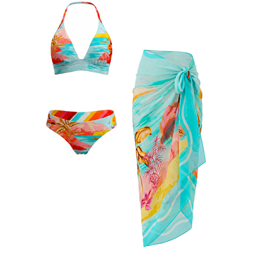 Reversible Landscape Print Swimsuit set(s)