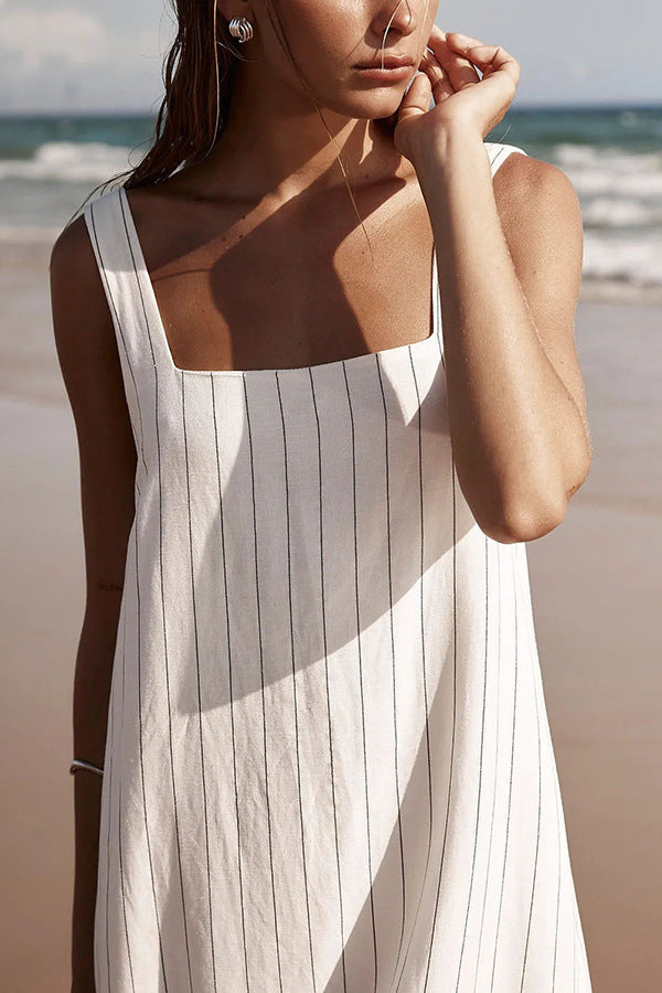 Striped Print Dress