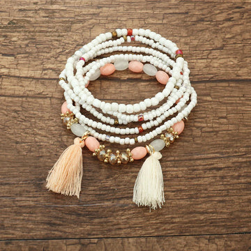 Unisex Retro N Tassel Bracelet