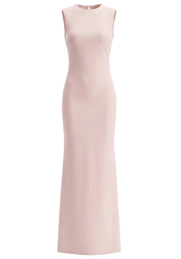 Ruffle Detail Maxi Dress Pink
