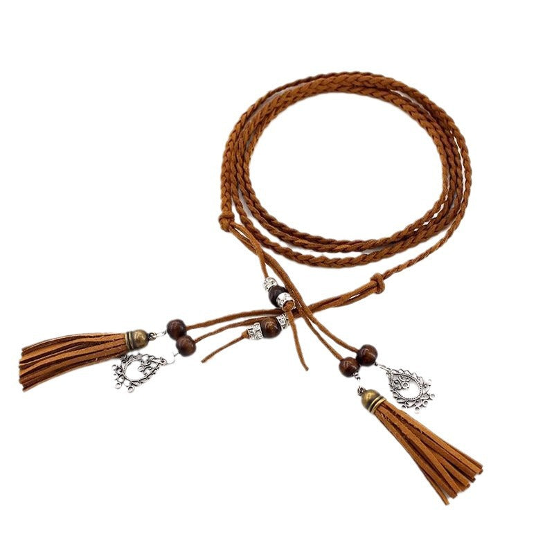Summer Versatile Braided Waist Rope