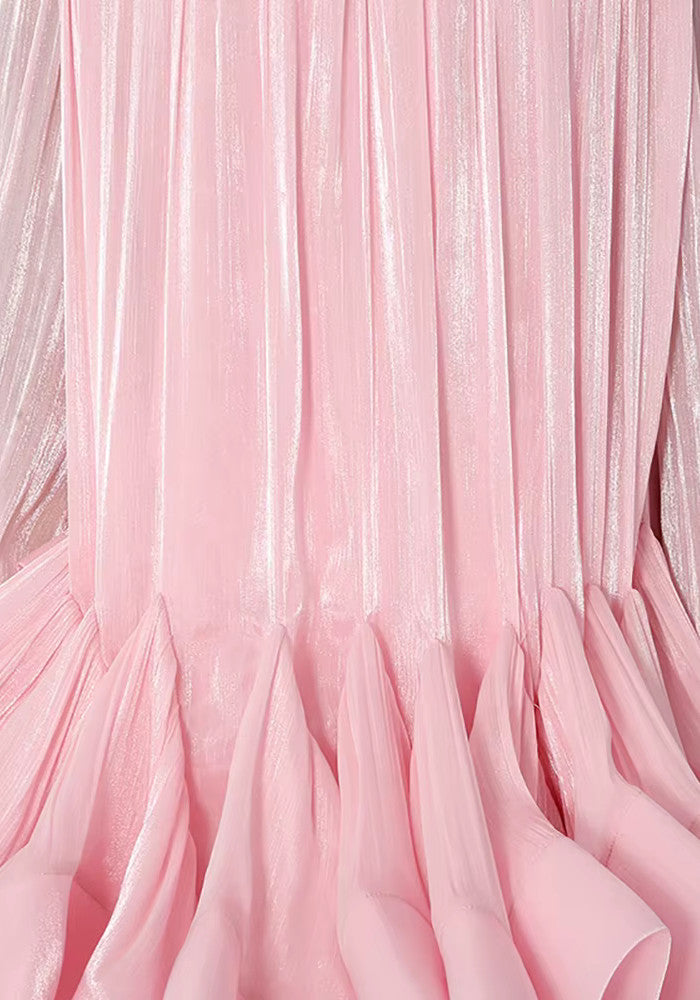 Ruffle Dress Pink