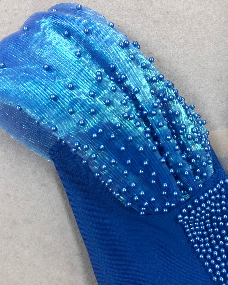 Bardot Pearl Maxi Dress Blue