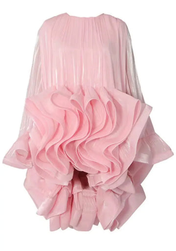 Ruffle Dress Pink
