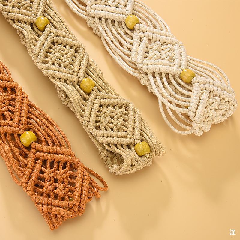 Retro Resort Bohemian Braided Belt