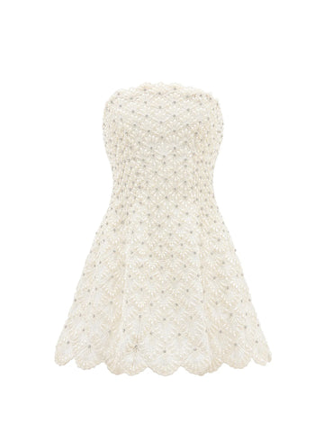 Scallop Mini Dress