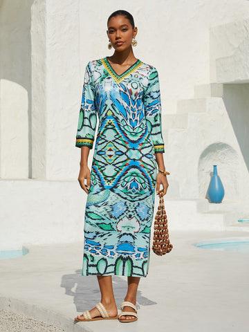 Land of Wonder Stretch Fitted Knit Dress