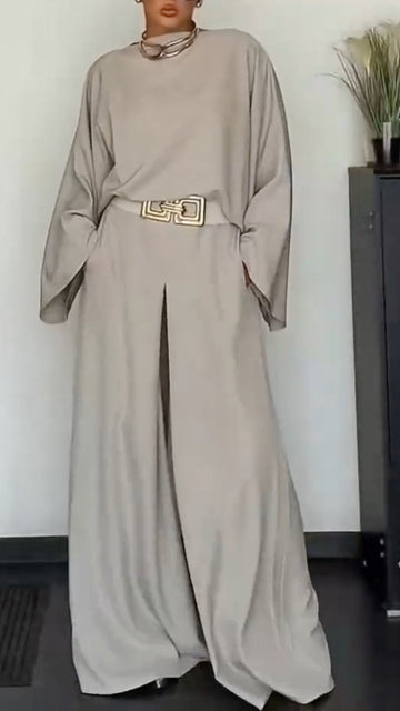Women's Round-Neck Premium Loose-Fit Casual Set