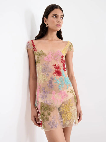 Rainbow Cora Mini Dress