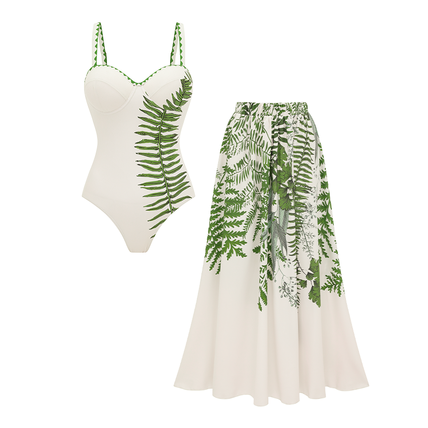 Jungle Print Swimsuit Set(s)