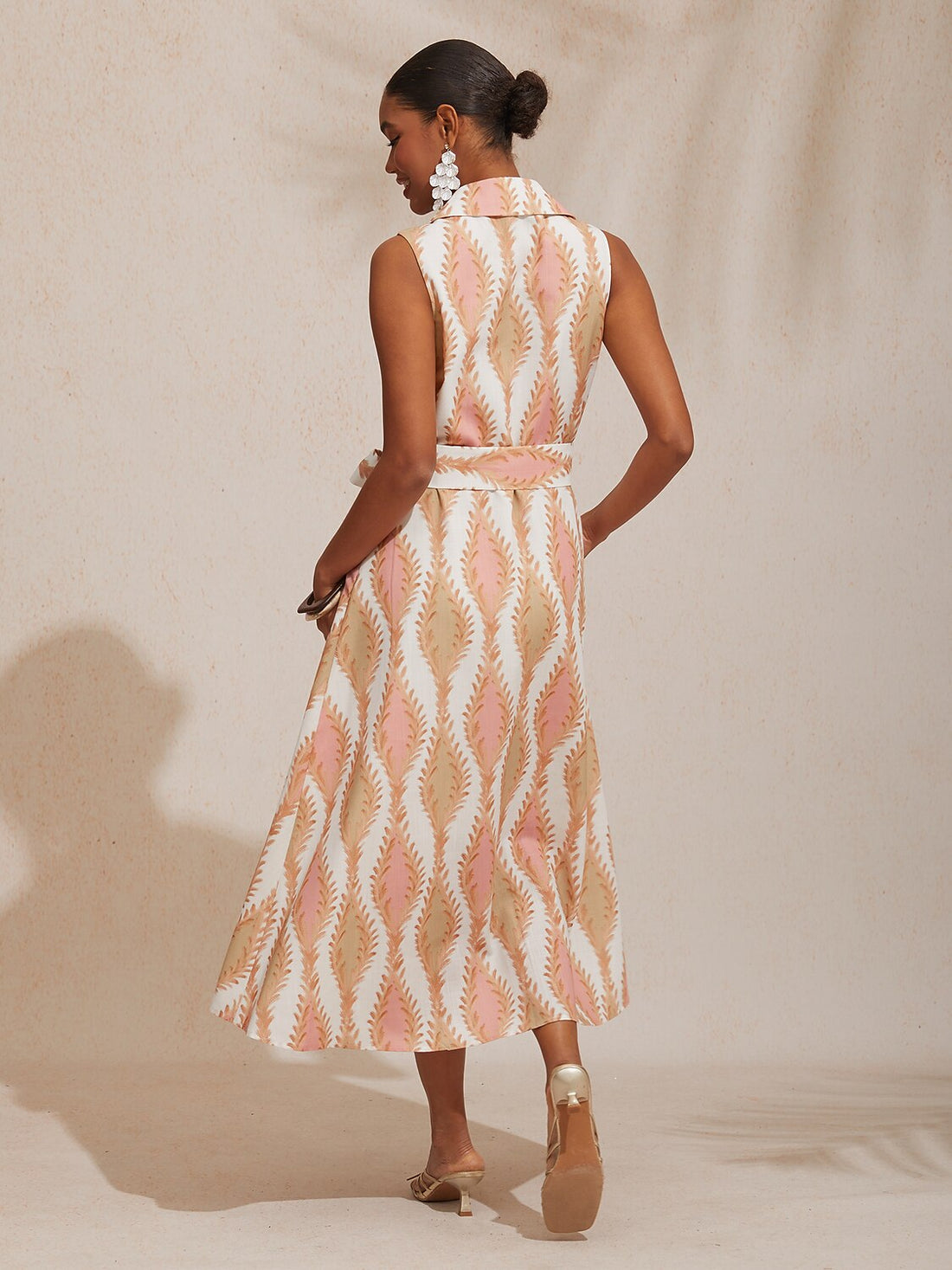 Feather Effortless Linen-Style Shirt Dress