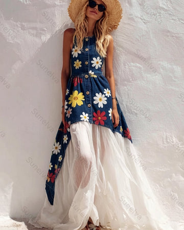 Women's Summer Vacation Fashionable and Elegant Dress 6150