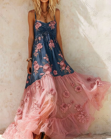 Women's Summer Vacation Fashionable and Elegant Dress 6396